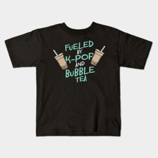 K-pop And Bubble Tea Kids T-Shirt
